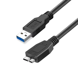 Enhanced USB 3.0 Micro B Data Cable - 0.5m (Black)