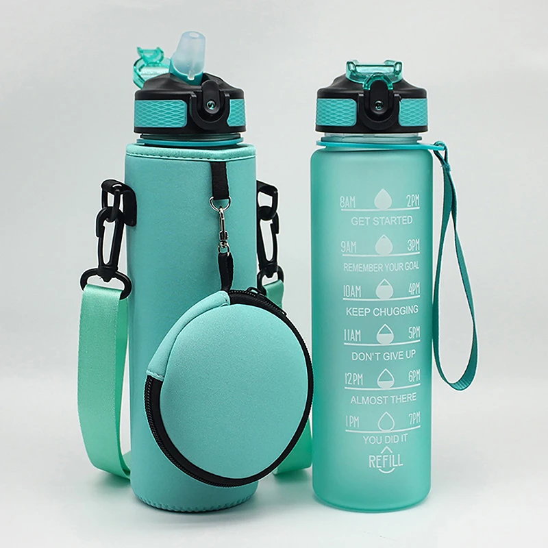 WaterBottleCoversNeopreneHandheldCrossbodyShoulderWaterKettle