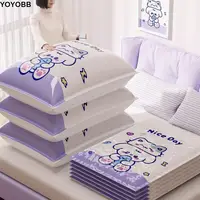 Practical Cartoon Quilt Storage Bag Thickened Waterproof Clothes Storage Bags Household Down Jacket Special Bag Camping 1