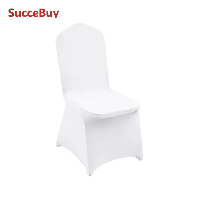 Chair Covers 12/30pcs Spandex Wedding Washable Protective Slipcovers Wedding Holiday Banquet Universal