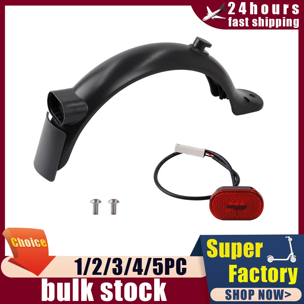 Pro 2 Rear Fender Taillight Set Electric Scooter Accessories Mudguard Warning Brake Light For Xiaomi Pro2 Mi3 KickScooter Fender electric scooter accessories