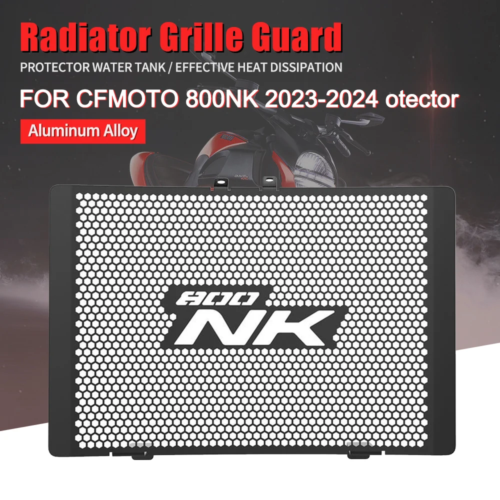 

Motorcycle Radiator Guard Grill Cover FOR CFMOTO 800NK 2023-2024 Accessories 800 NK CNC Aluminum Radiator Guard Grill Protector