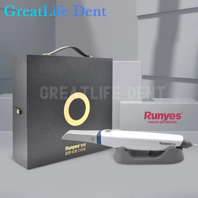 Greatlife Dent Runyes Scanner 3D Intraorale Dentale Brillante 3D Aoralscan 3 Con Software Di Scansione Cad Cmd Restauro Ortodontico