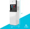 Bottom Loading Water Cooler Dispenser - Hot & Cold Water, Child Safety Lock, Innovative Slim Design, Holds 3 or 5 Gallon 3