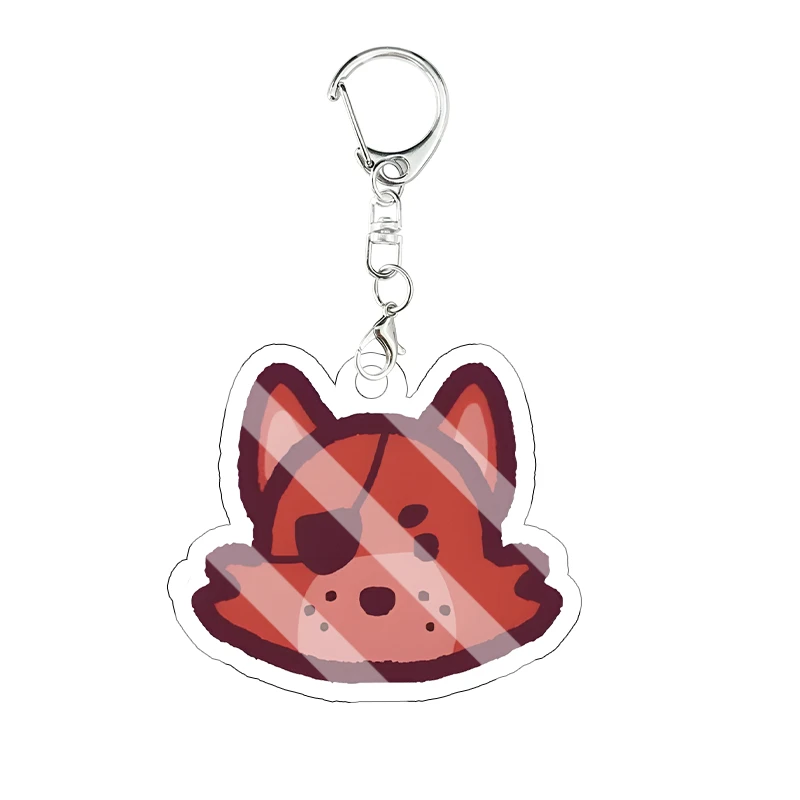 Acrylic Horror Game Keychain with Cartoon Characters