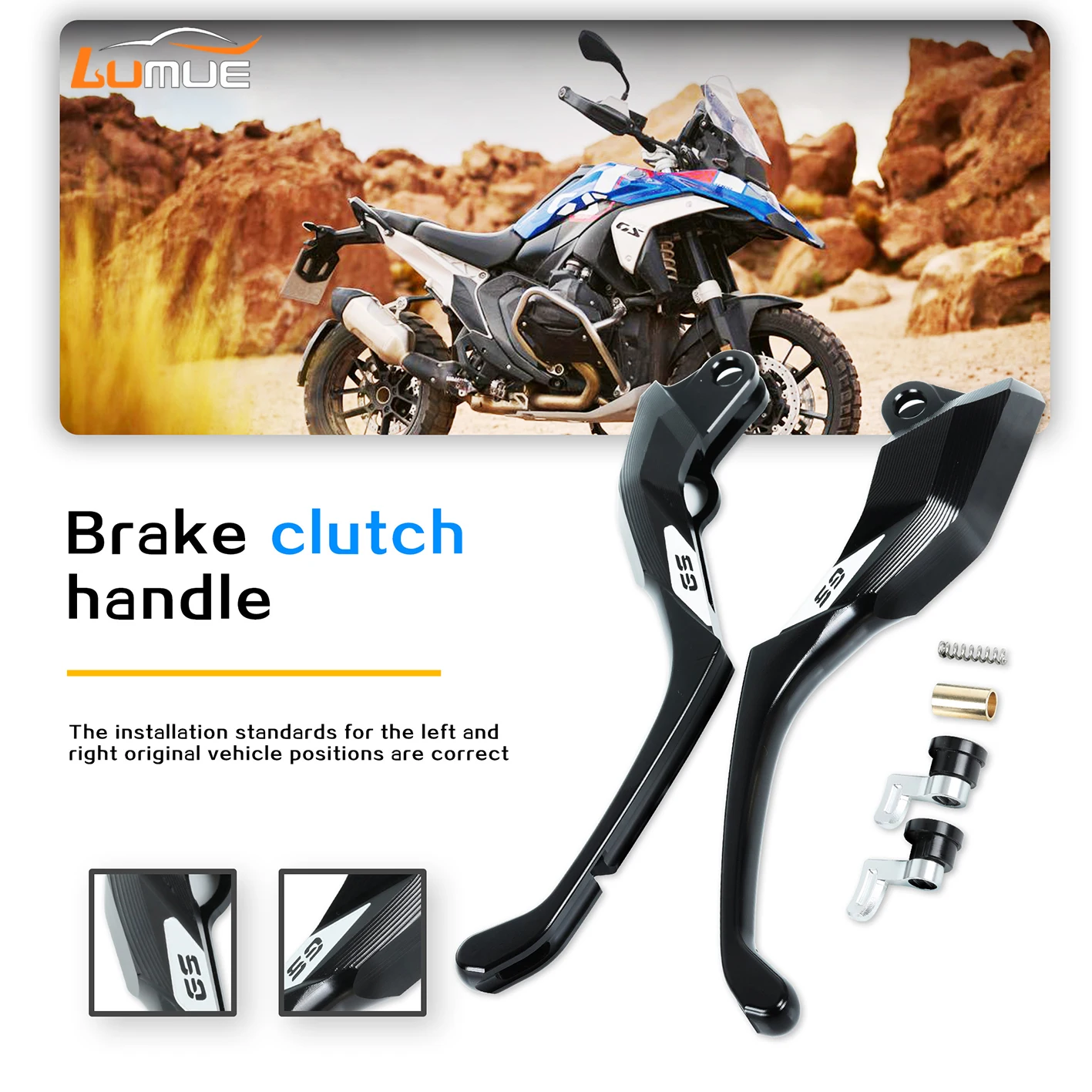 

For BMW R1300GS R1300 GS Accessories Adjustable Brake Lever Clutch Lever R 1300GS 1300 GS Front Control Handles R1300GS Parts