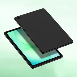 11 Airbag Silicone Soft TPU Tablet Protective Case for Tab A11 Plus 2025 (Black)