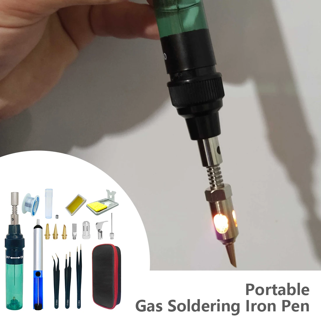 

1300 Celsius Butane Gas Welding Soldering Irons Welding Pen Burner Blow Torch Gas Soldering Iron Cordless Butane Tip Tool