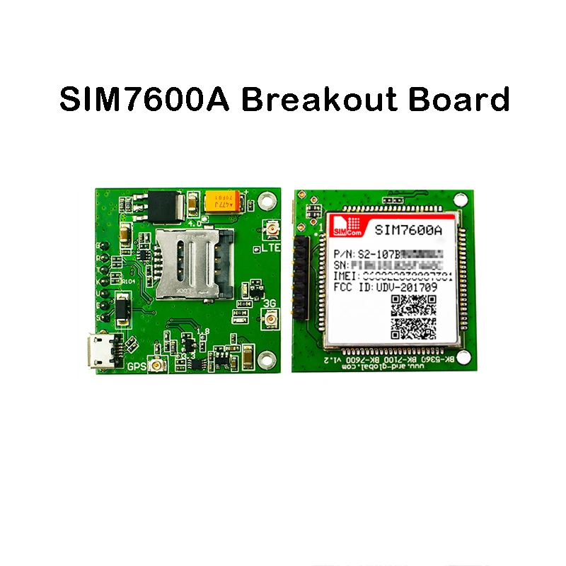 

SIMCOM SIM7600A коммутационная плата LTE Cat1 модуль для Северной Америки AT&T LTE-FDD B2/B4/B12 UMTS/HSPA + B2/B5