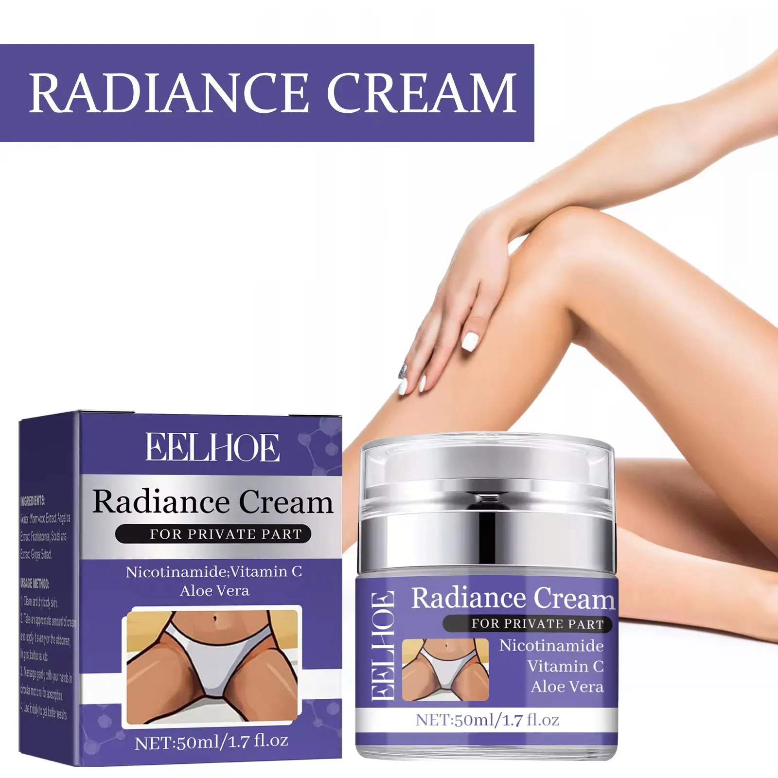 Underarm Brightening Cream Buttock Elbow Intimate Areas Brightening Fade Pigment Lighten Armpit Nourishing Knee Bleaching Cream 5