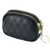 Fashion Women Mini Wallet Leather Female Purse Card Holder Coin Purse Short Wallets Small Purse Zipper Keychain Clutch Bag 4