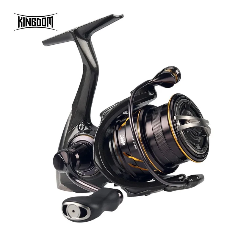 KINGDOM Micro Fly Pro Spinning Reel Ultralight 160g 8+1BB 7KG Max Drag 5.2 1 Freshwater Saltwater Bass Pike Reel