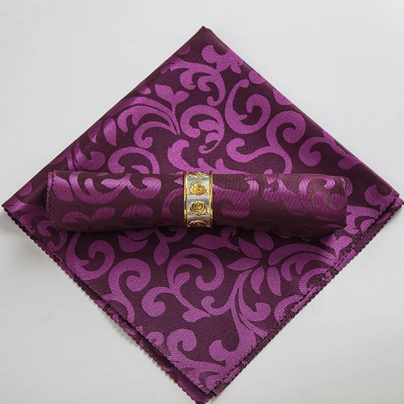 48*48cm Table Napkins Square Polyester Fabric For Birthday Christmas Festival Home Hotel Wedding Party Dinner Napkins 10pcs/lot polyester napkins