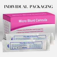 Micro Blunt Tip Cannula Needle  22G 23G 25G 27G 50mm 70mm 30G Sterile Packaged Nose/Lip Care Blunt Cannula