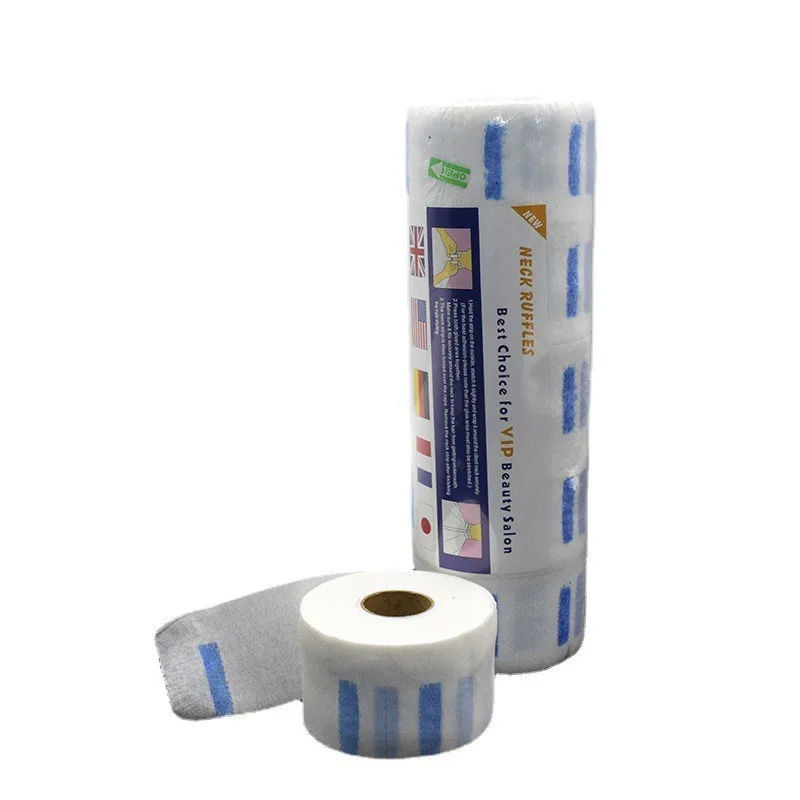 Barber Neck Paper Disposable Muffler Paper Hair Cutting Accessory Collar Covering Hairdressing Tools 1volume