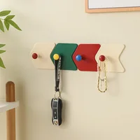 Dopamine Color Simple Arrow Punch-free Hook Traceless Kitchen Bathroom Toilet Universal Strong Sticky Hook Wall Hooks 1