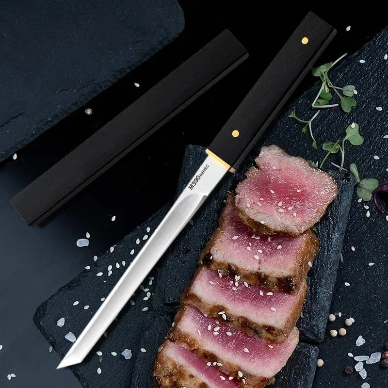 Description Picture 6 of itemKitchen Meat Cleaver Stainless Steel Slicing Knife Barbecue Sharp Fruit Watermelon Knife ABS Handle Fish Knife Cooking Tool