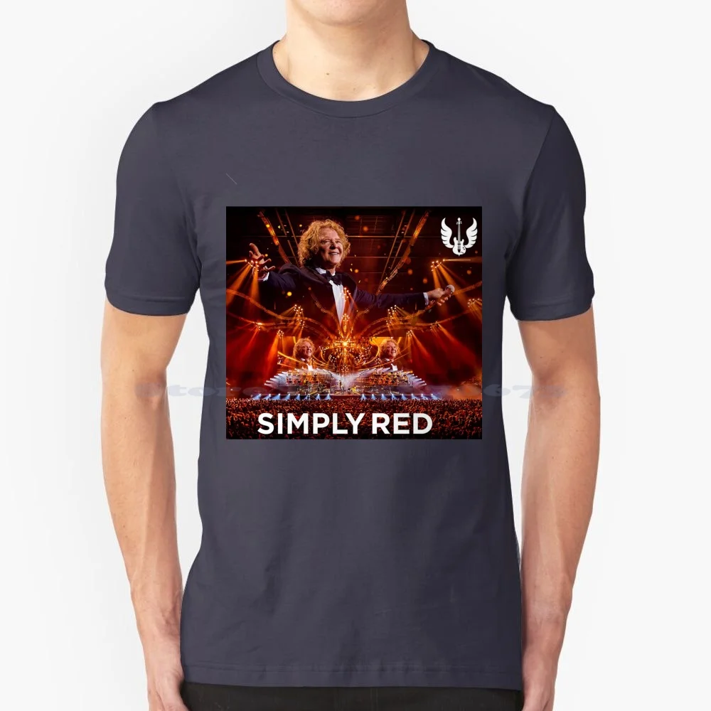 Simply Red Symphony Memories Tour 2020 Semarang T Shirt 100% Cotone Tee Simply Red Symphony Memories Tour 2020 Semarang