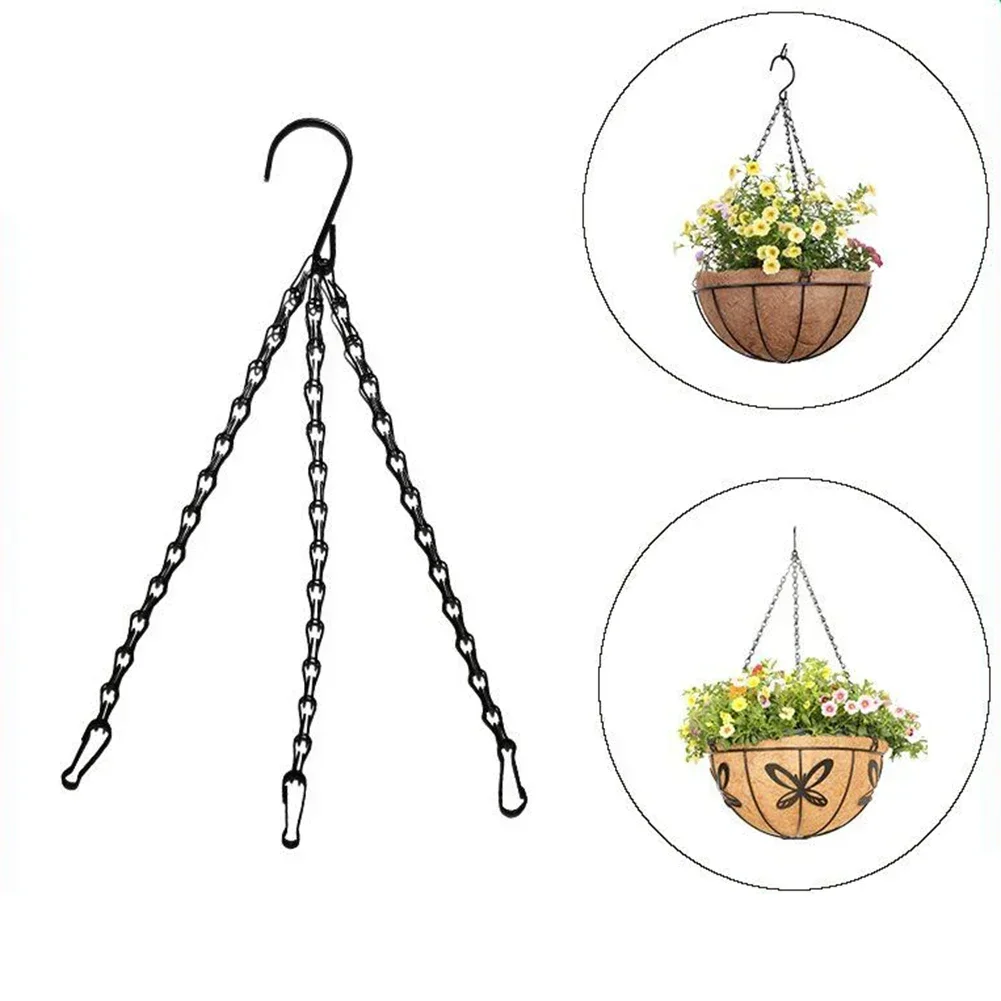 5 Size Rattan Hanging Basket Flower Pot Chain Hydroponic Plants Plant Grow Tools Garden Decorations With 3 Hooks flower pot plant hanger wicker planter hanging basket organizer