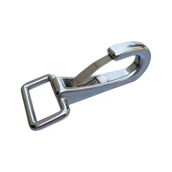 5 Pieces Stainless Steel Spring Snap Snap 26mm Square Eye Quick Snap Hook Horse Halter Accessory