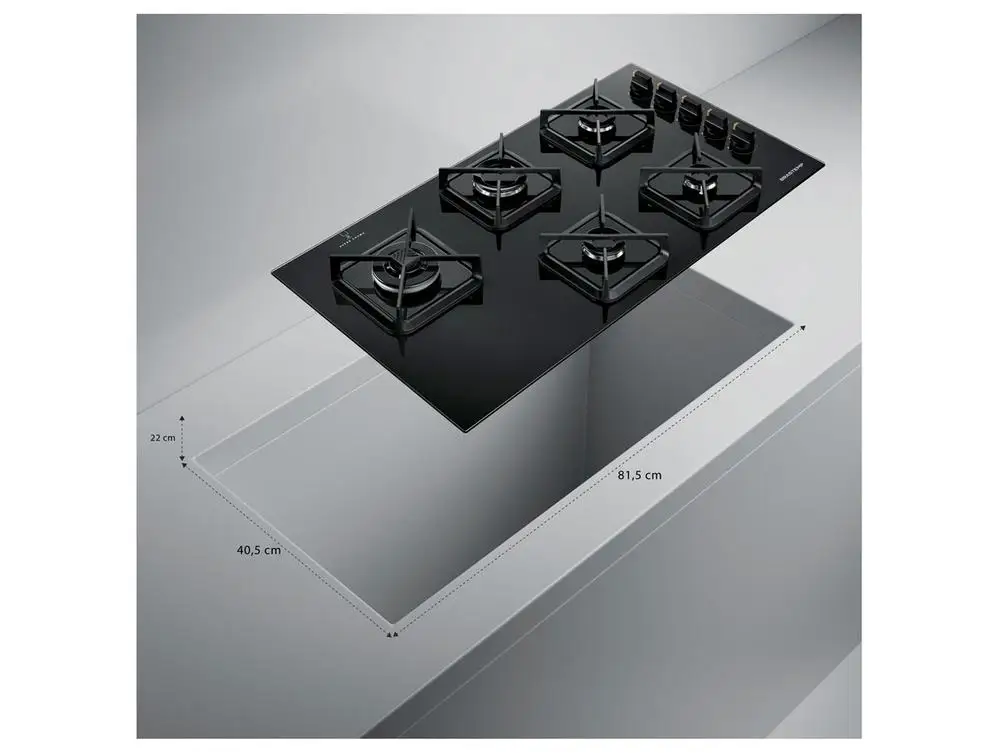 Cooktop 5 Bocas a Gás Brastemp GLP Preto Superautomático BDS85AE - Bivolt 4