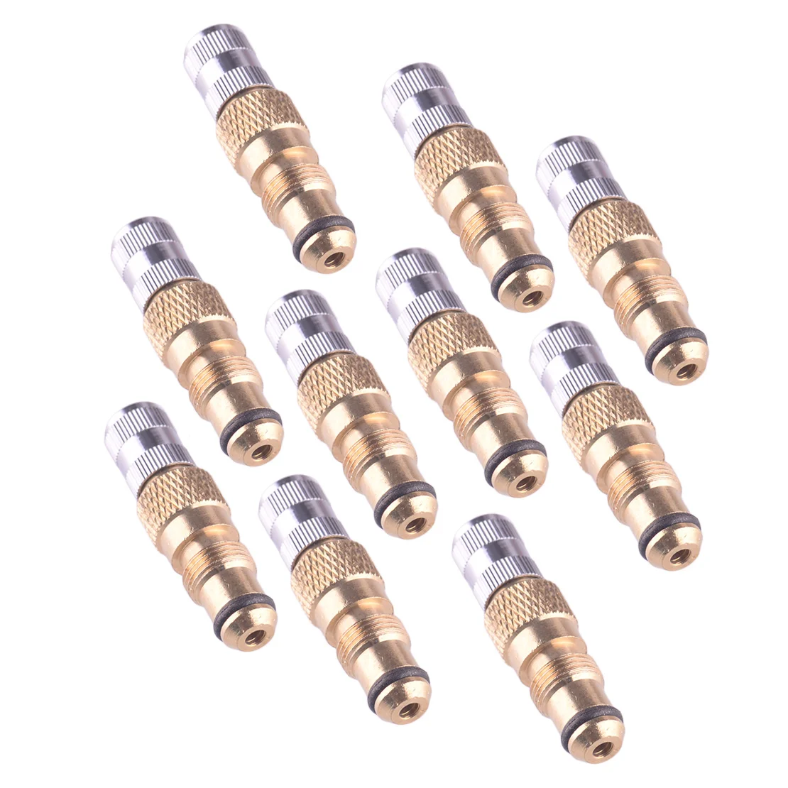 

TR618A 10pcs/Set Tractor Air Liquid Tire Brass Valve Stem CH3 Core Housing TR218A