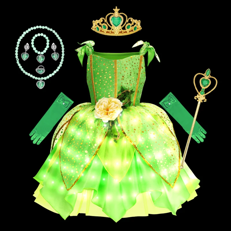 زي فتاة الجنية الزهرية، فستان تنكر تينكربيل، فستان...