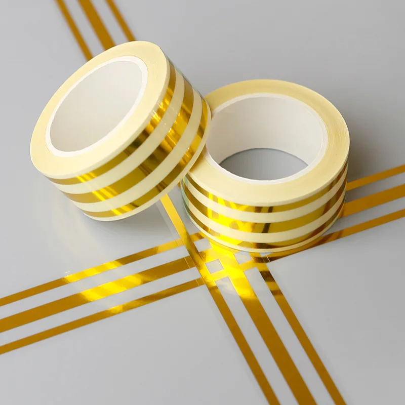 Gold Folie Selbst-klebeband Boden Wasserdicht Band Keramik Fliesen  Wohnzimmer Decke Schönheit Naht Tragen-beständig Dekorative streifen