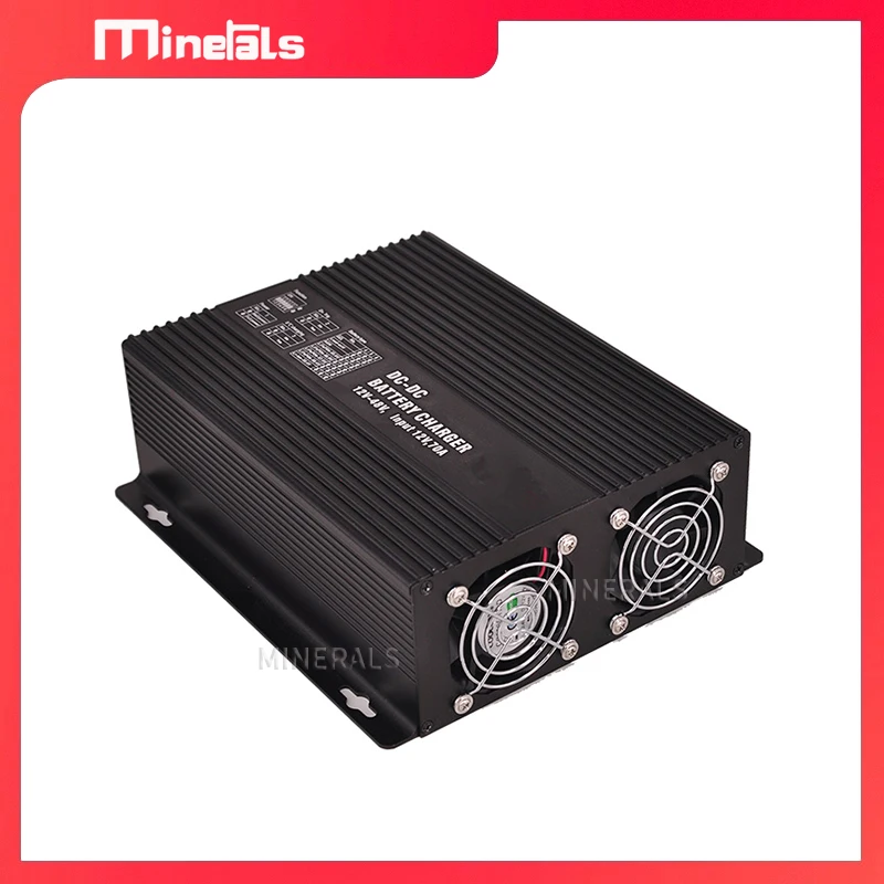 RV 캠핑카용 12V 60A 충전기 부스터 DC-DC 충전기 지원 Bluetooth 자동 스마트 배터리 충전기