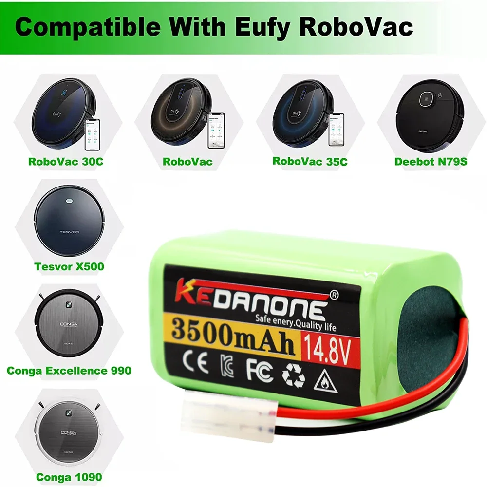 

2022 New 14.4v/14.8v 3500mAh 18650 Li-ion Battery for Xiaomi G1 Vacuum Cleaner Essential MJSTG1 Robot Vacuum Cleaner Battery