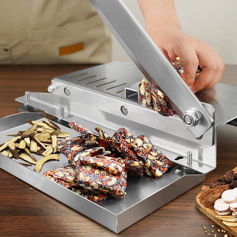 Meat Slicer Commercial Frozen Bone Cutting Machine Minced Lamb Bone Meat Cutter Chicken Duck Fish Ribs Lamb Cutting Kitchen Tool