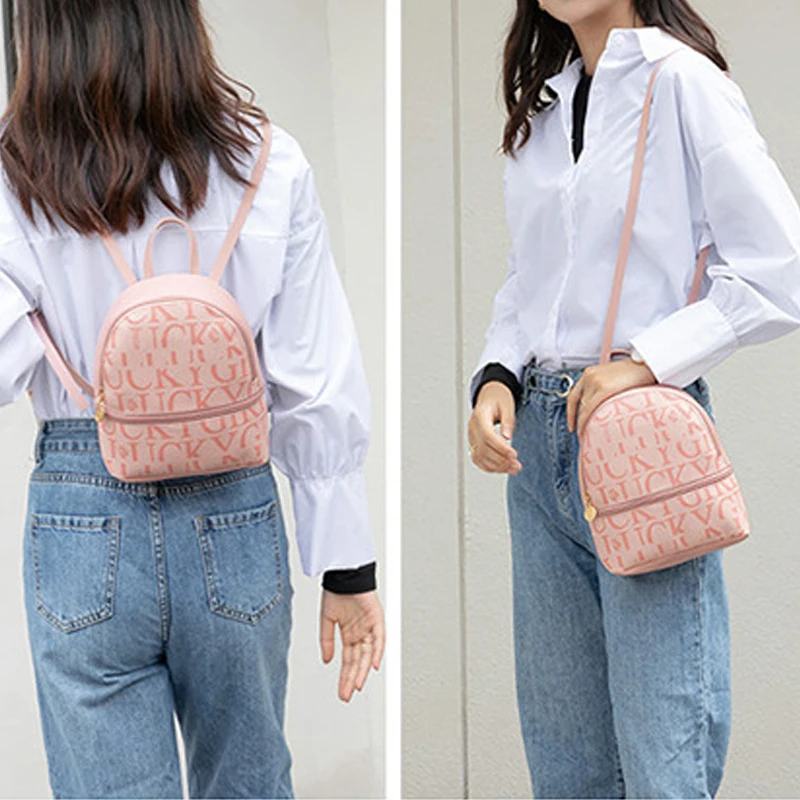 รูปสินค้า กระเป๋าเป้แฟชั่น Retro ขนาดเล็กน่ารัก