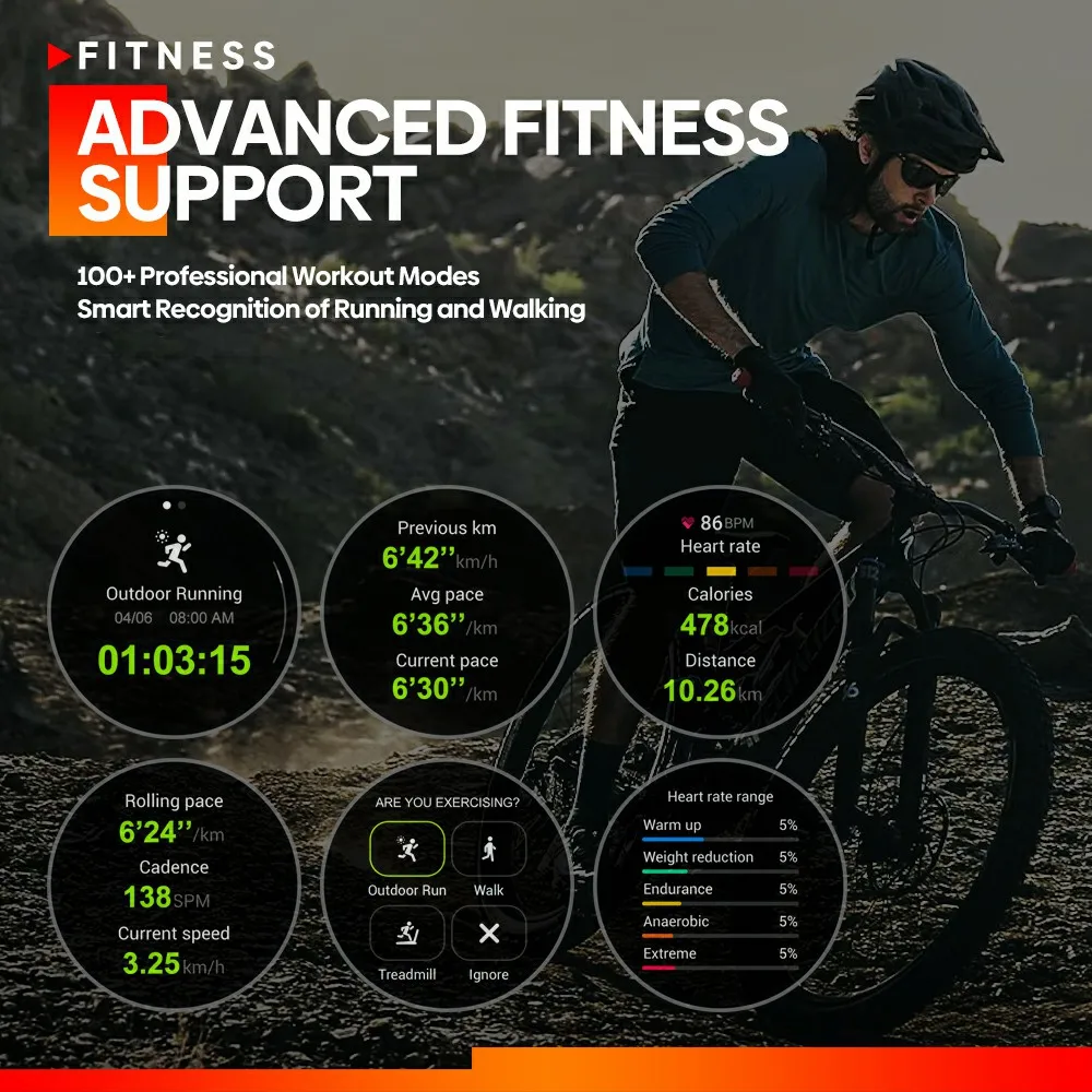Zeblaze Stratos 3 GPS Ʈ ġ, Ʈ HD AMOLED ÷ , GPS ȭ ,  Ʈġ, 1.43 ġ