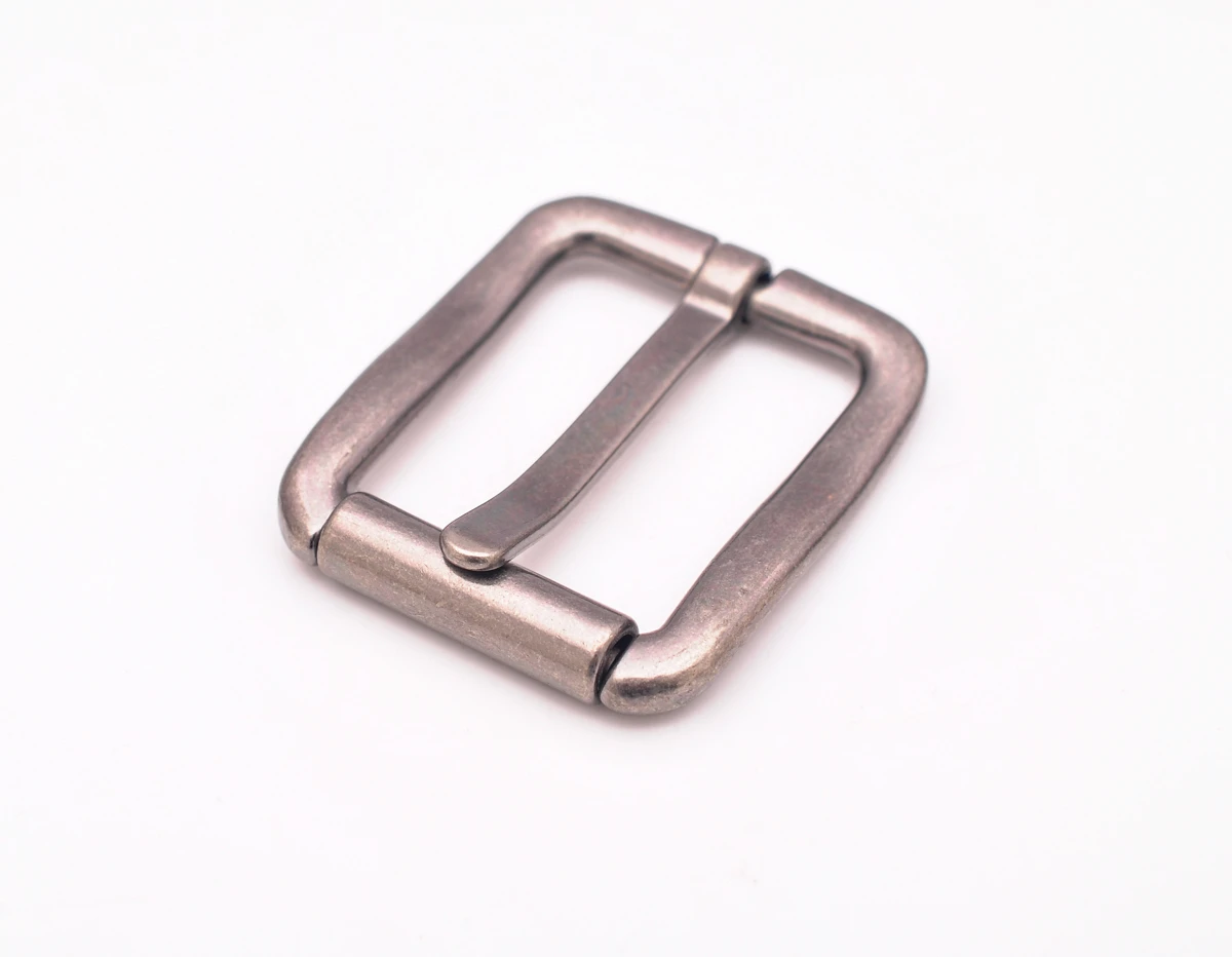1-1/2 "Qualität starkes Metall solide antike Siliver Männer Pin End Bar Schnalle Leder Craft Jeans Gürtels chnalle fit 39mm – Detail 5