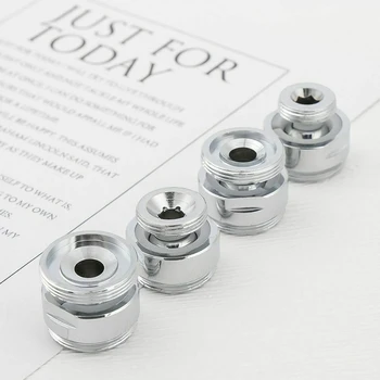Tap Aerators Connector Metal Outside Inside Thread Water Saving Adaptor For Kitchen Faucets 12/14/16/18/20/22/24 Mm To 22mm 1