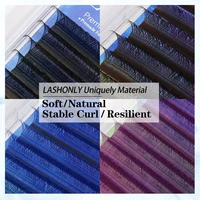 Lashonly New YY Shape Eyelashes Extension Two Tips Faux Mink Hand Woven Premium Soft Light Natural Mesh Net Cross Lash 2