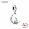 Fit Original Charm Bracelet 925 Sterling Silver Heart  Horse Mother and Baby Foal Bead For Making Women Mother's Day Berloque 6