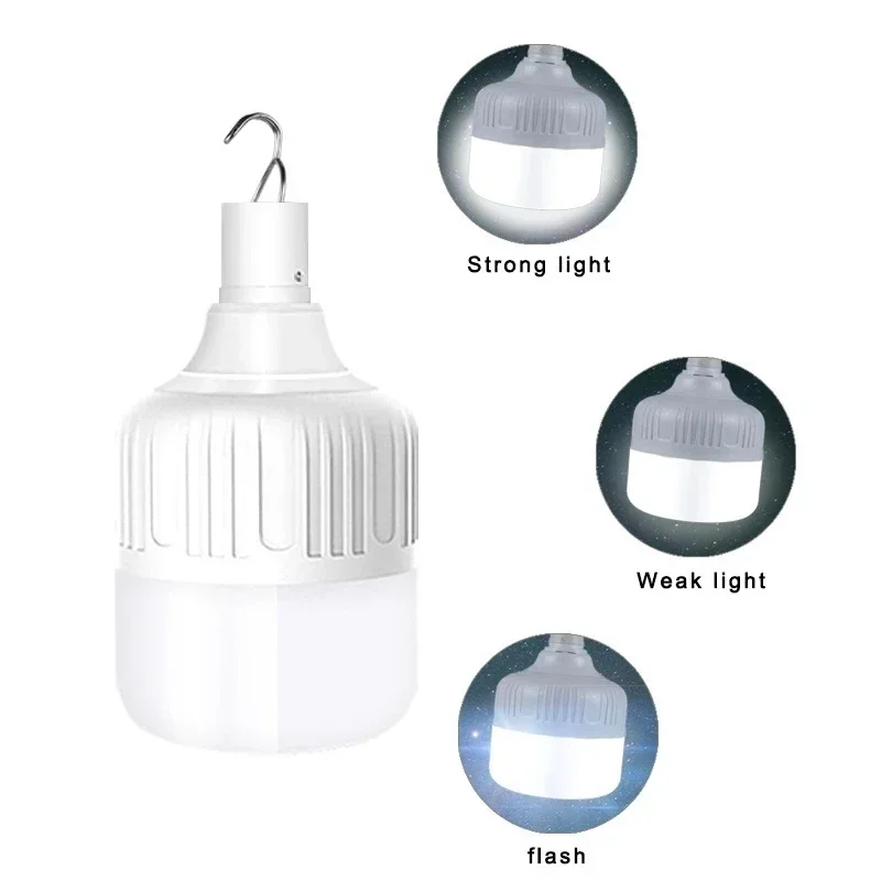 USB Barbecue Camping Light USB Rechargeable LED Emergency Light Outdoor Portable Emergency Bulb Battery 1/5/10PCS camping light camping lamp camping lantern emergency lights portable light bulb