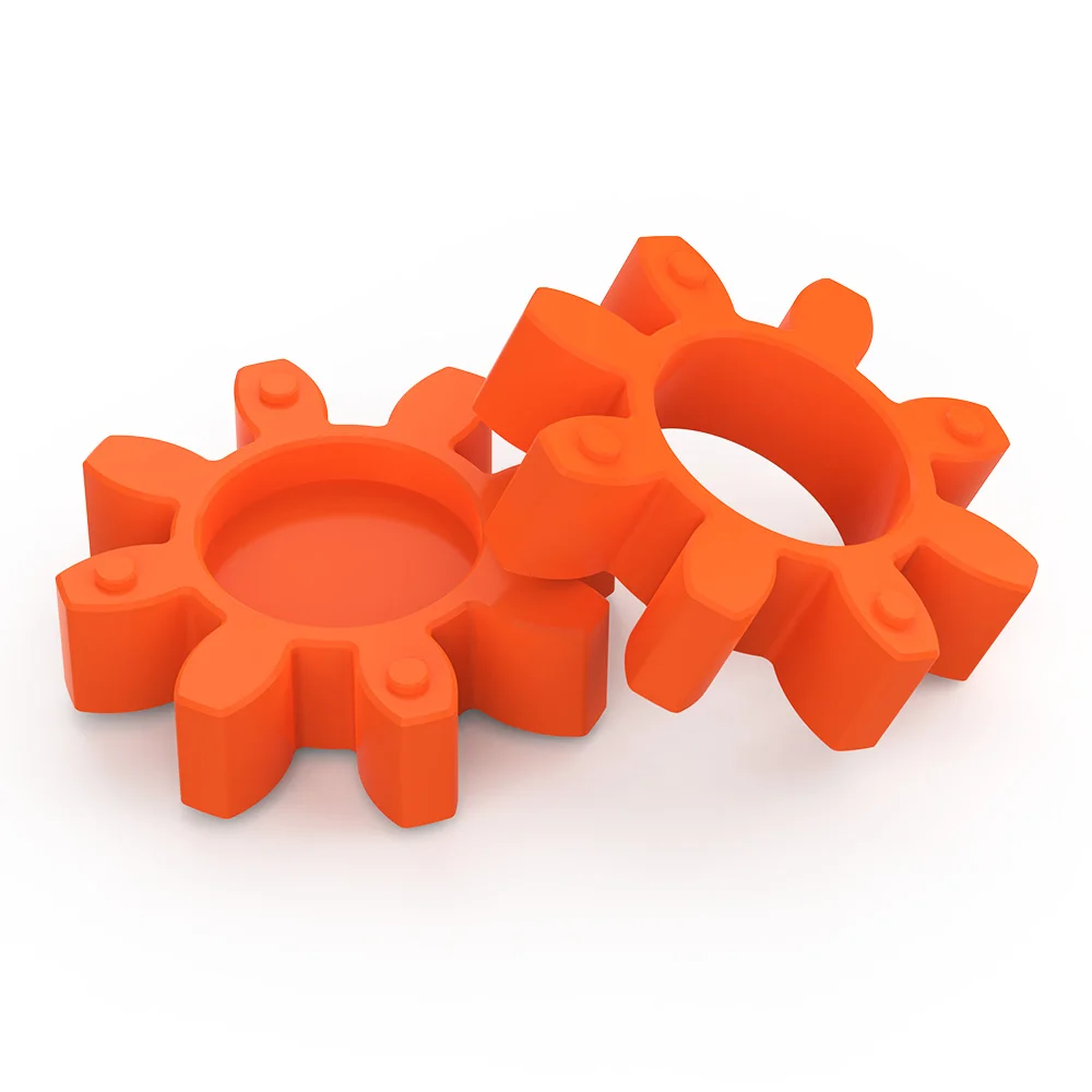 GTRIC Elastic Plum Blossom Pad Coupler Gasket Solid Plum Blossom Cushion Polyurethane Rubber Hollow Flexible Coupling Types Flexible Coupling Shaft Coupler Shaft Connector