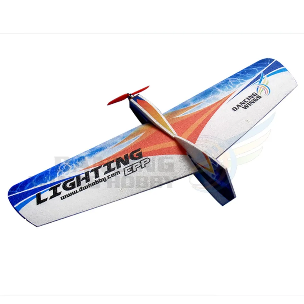 DW Hobby EPP Airplane RC Foam Plane Toy 3CH Radio Control Airplane Model Kit Lighting 1060mm Wingspan for Outdoor Flying 4