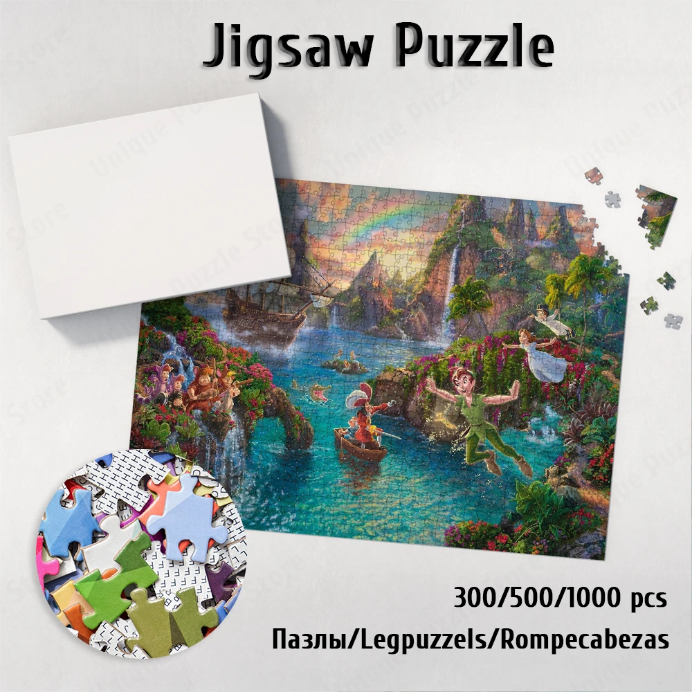 Peter Pan Jigsaw Puzzles Disney Dreams Collection Puzzle Games and Puzzles Disney Classic Cartoon Characters Board Games Puzzle