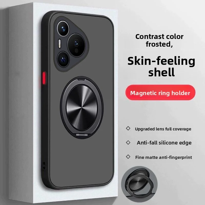 Enhanced Magnetic Ring Stand Protective Hard Case – Sleek and Durable Back Cover Shell