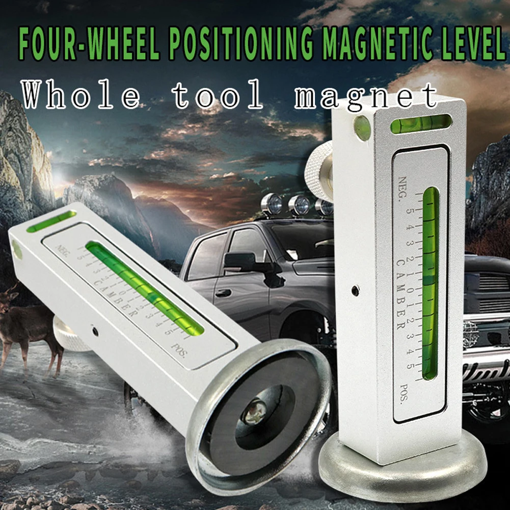 

Accurate Four Wheel Alignment Gauge For Vehicle Positioning Magnetic Camber Caster Measuring Tool Level Positioning Accessory