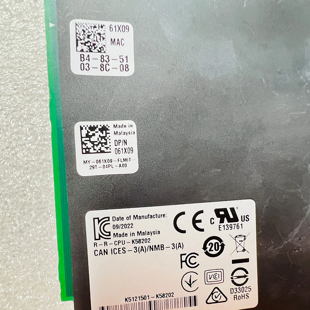For Dell 061X09 E810-XVDA2 dual port SFP28 25Gb OCP3.0 dual port 10 Gigabit Ethernet card 5 For Dell 061X09 E810-XVDA2 dual port SFP28 25Gb OCP3.0 dual port 10 Gigabit Ethernet card - Image 3