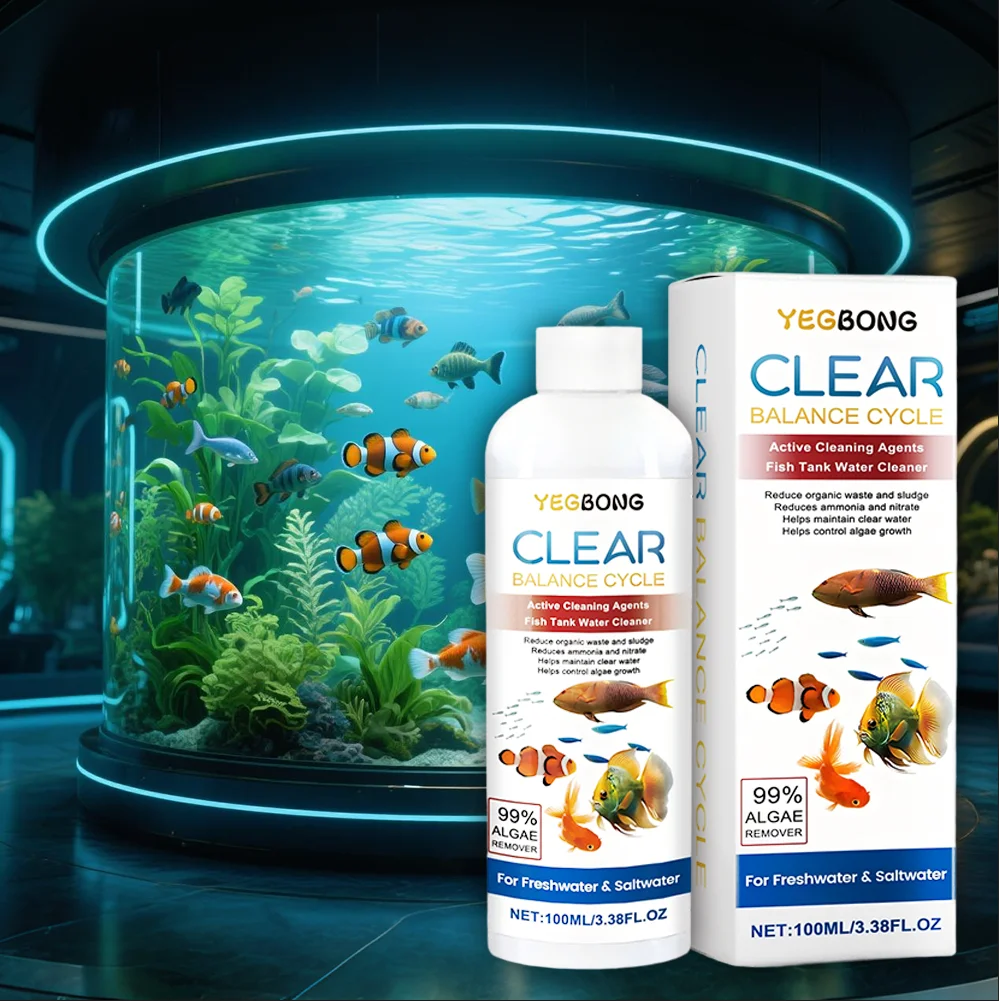 מסיר חלקיקים למיכלי דגים, מים מלוכלכים ברורים, מסיר פסולת, מונע חלקיקים ירוקים, שומר על אקווריום בריא