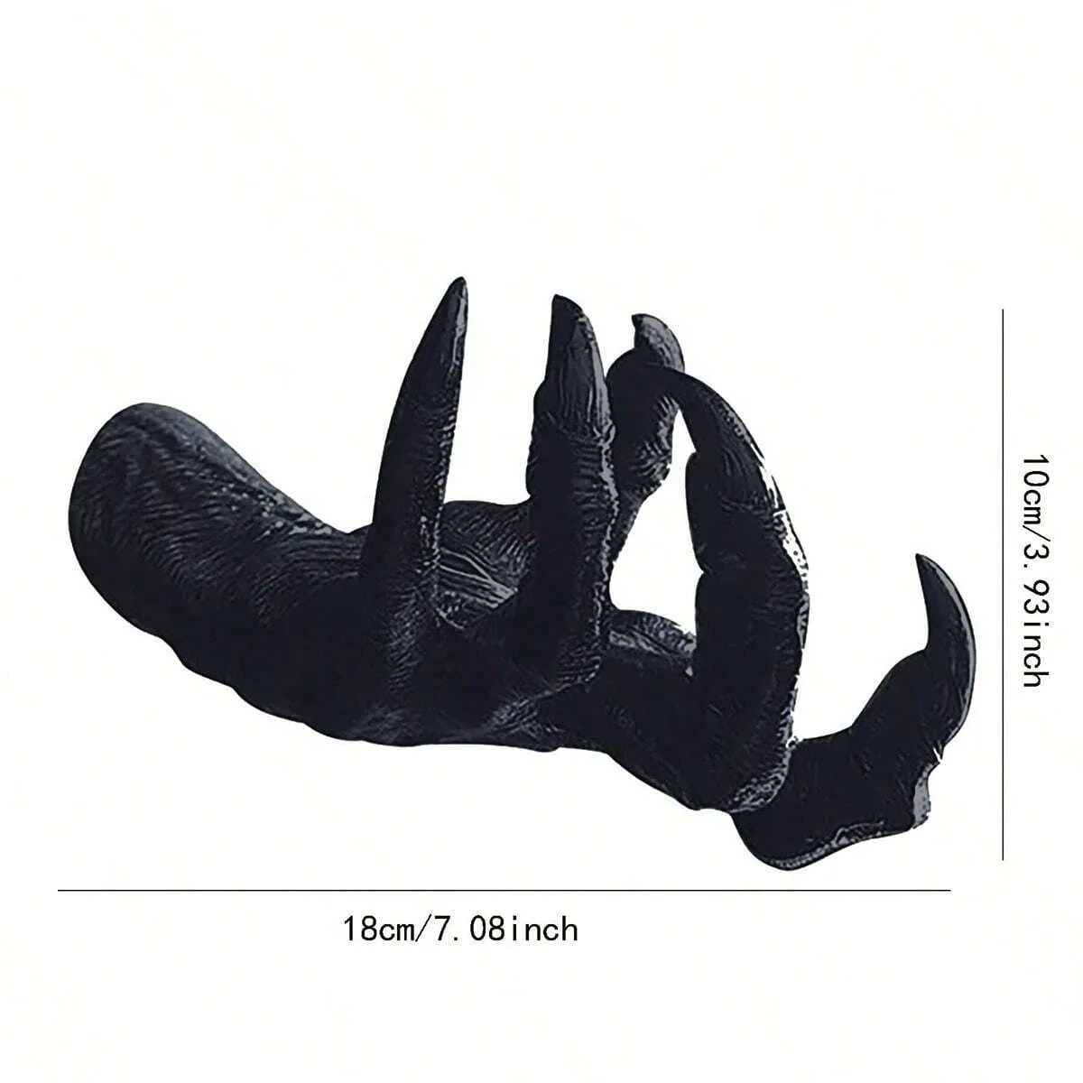 1pc-Resin Demon Claw Hand Witch Arm Holder,  Pendant Halloween Decor Wall Hanging Accessory Craft Supplies for Home Decoration 4