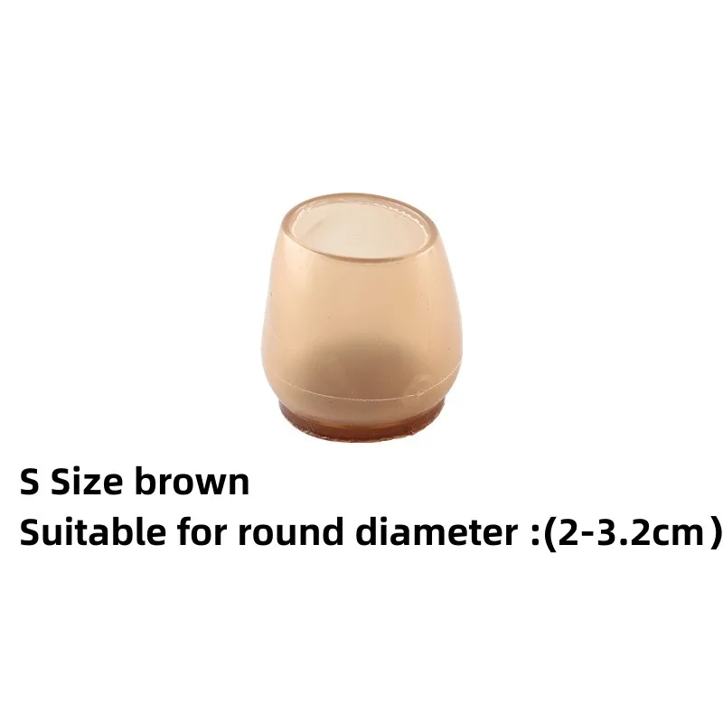 Silicone Anti-Slip Chair Leg Covers - Furniture Floor Protectors