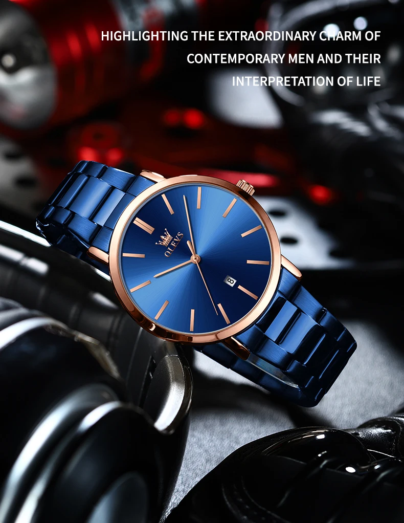 OLEVS TY701 Fashion Analog Mens Watch description image 4