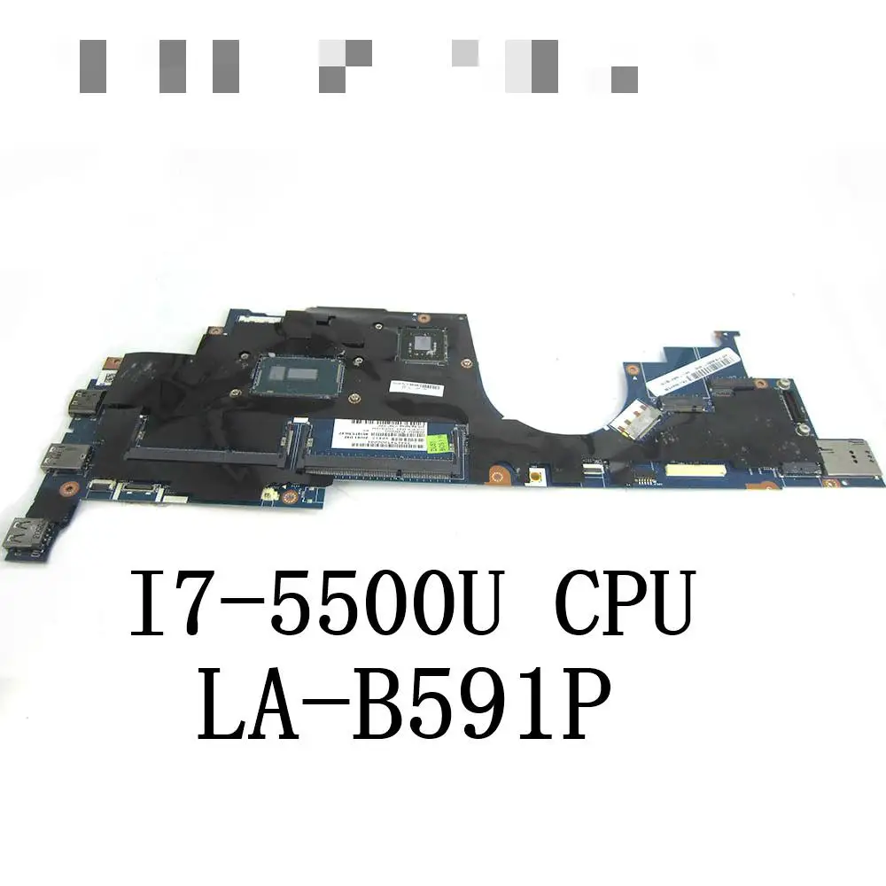 

SN LA-B591P FRU 00NY540 CPU i5-5200U i7-5500U Model Multiple optional replacement Yoga 15 Laptop ThinkPad computer motherboard