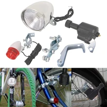 

Motorized Bike Bicycle Friction Dynamo Generator Head Tail Light Acessories dropshipping